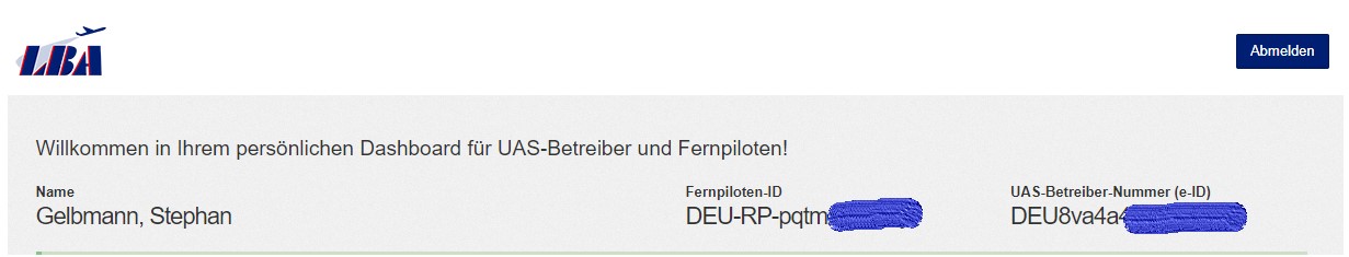 UAS-Betreiber-Nummer