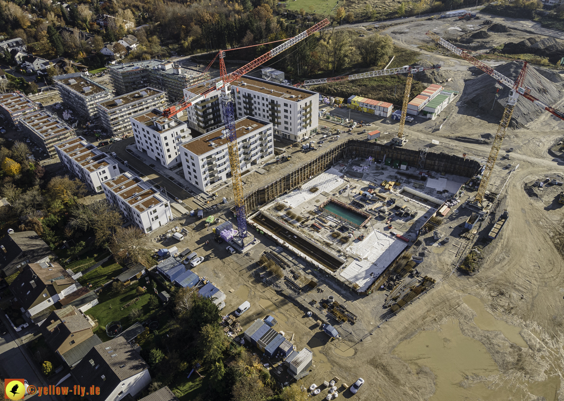 07.11.2020 - Baustelle Alexisqaurtier und Pandion Verde am Karl-Marx-Ring in Neuperlach