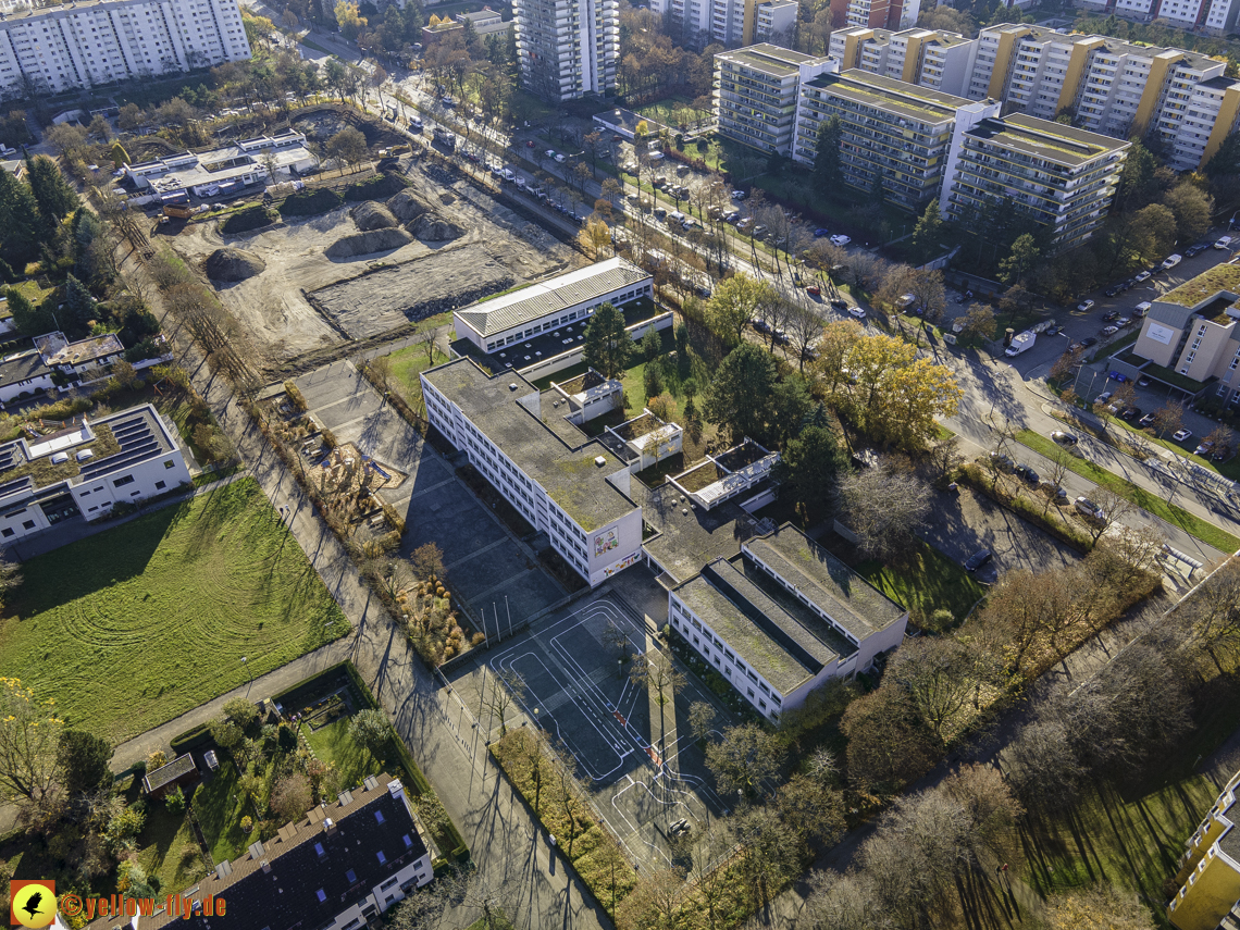 07.11.2020 - Baustelle zur Grundschule am Karl-Marx-Ring in Neuperlach