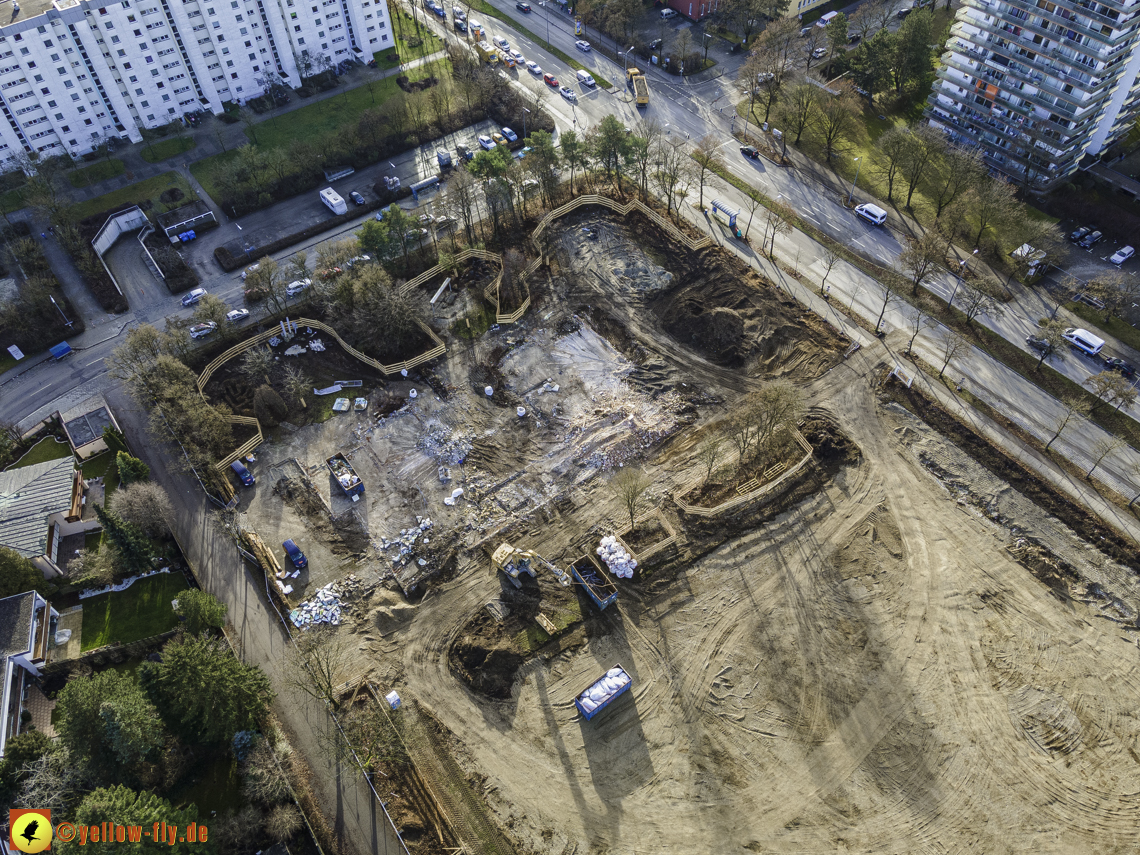 14.12.2020 - Baustelle zur Grundschule am Karl-Marx-Ring in Neuperlach
