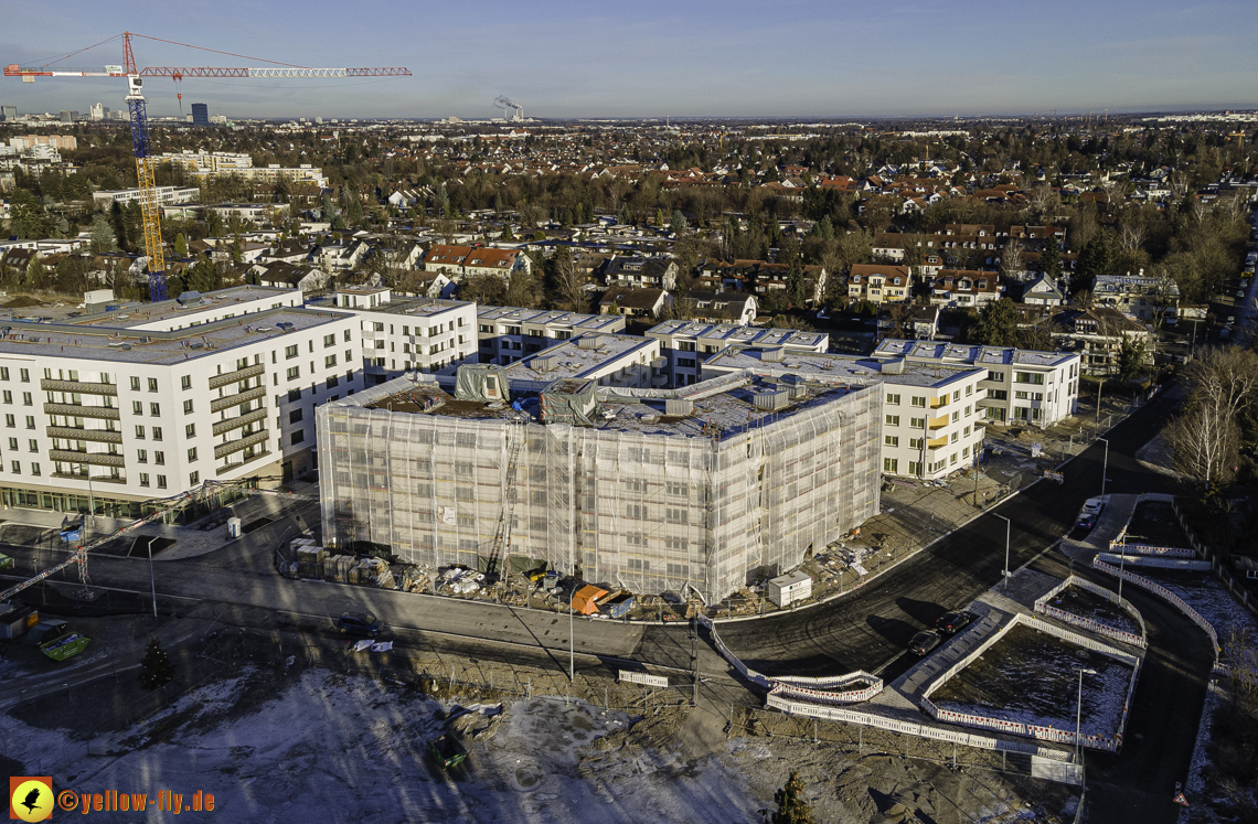 31.12.2020 - Baustelle Alexisquartier und PandionVerde in Neuperlach
