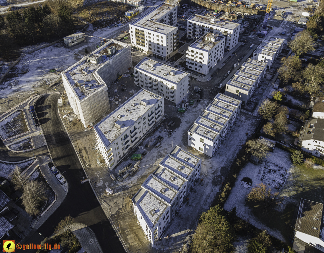 31.12.2020 - Baustelle Alexisquartier und PandionVerde in Neuperlach