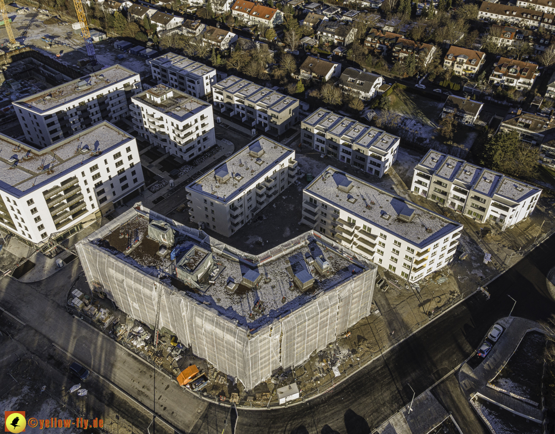 31.12.2020 - Baustelle Alexisquartier und PandionVerde in Neuperlach