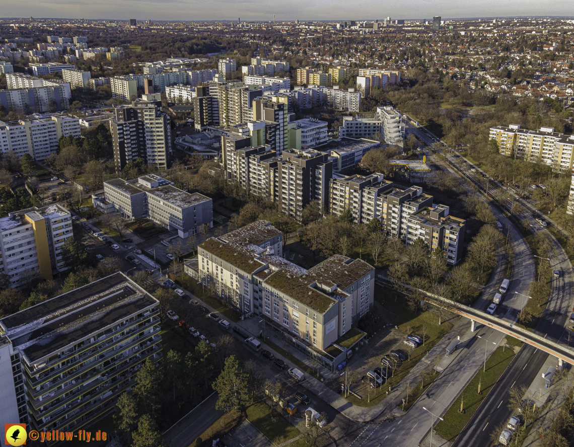 31.12.2020 - Baustelle Alexisquartier und PandionVerde in Neuperlach