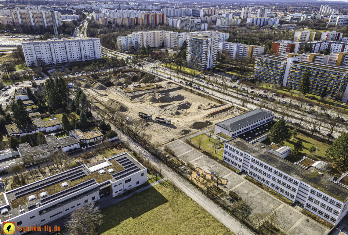 04.02.2021 -Grundschule am Karl-Marx-Ring in Neuperlach