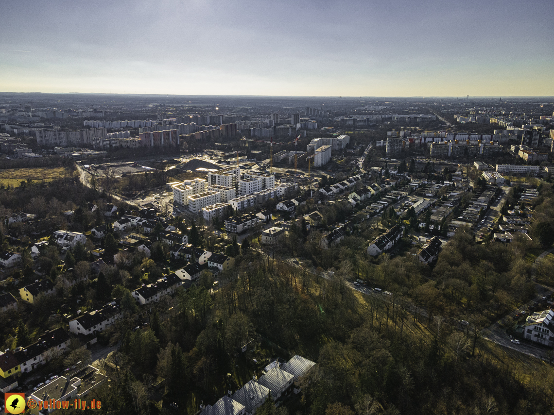 06.03.2021 - Baustelle PandionVerde und Baugruben in Neuperlach