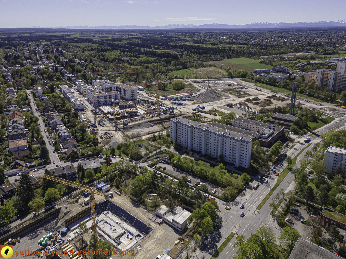 09.05.2021 - Baustelle Grundschule am Karl-MArx-Ring in Neuperlach