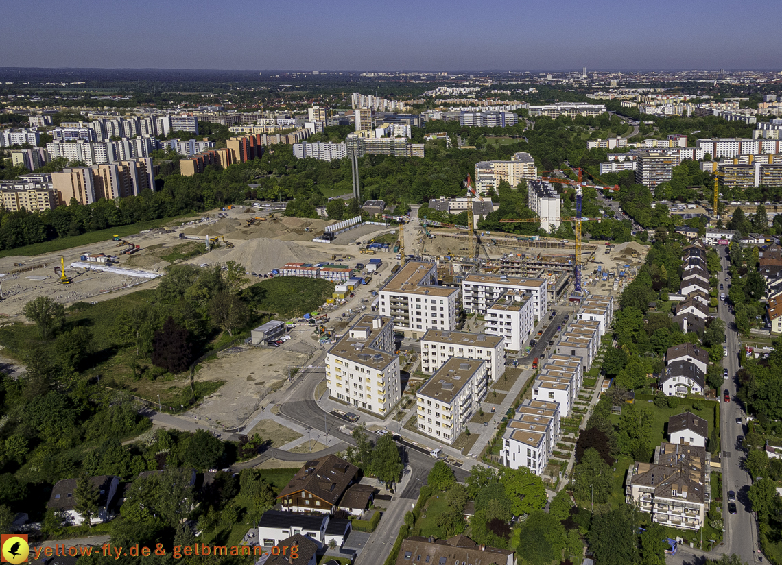 21.05.2021 - Baustelle Alexisquartier udn PAndion Verde in Neuperlach