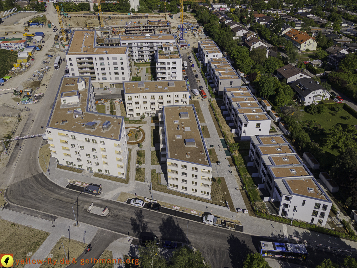 21.05.2021 - Baustelle Alexisquartier udn PAndion Verde in Neuperlach