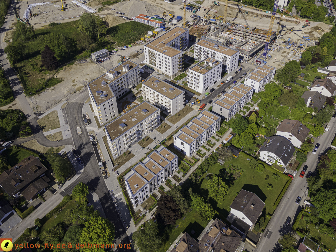 21.05.2021 - Baustelle Alexisquartier udn PAndion Verde in Neuperlach