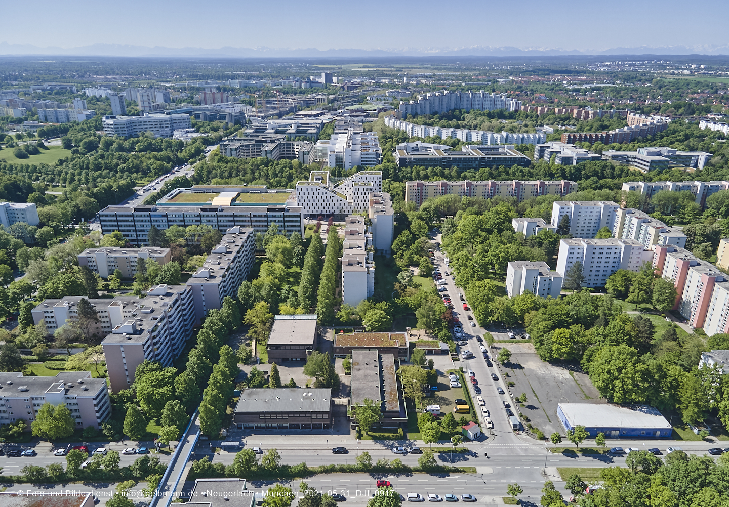 31.05.2021 - Plettzentrum und Wohnring in Neuperlach