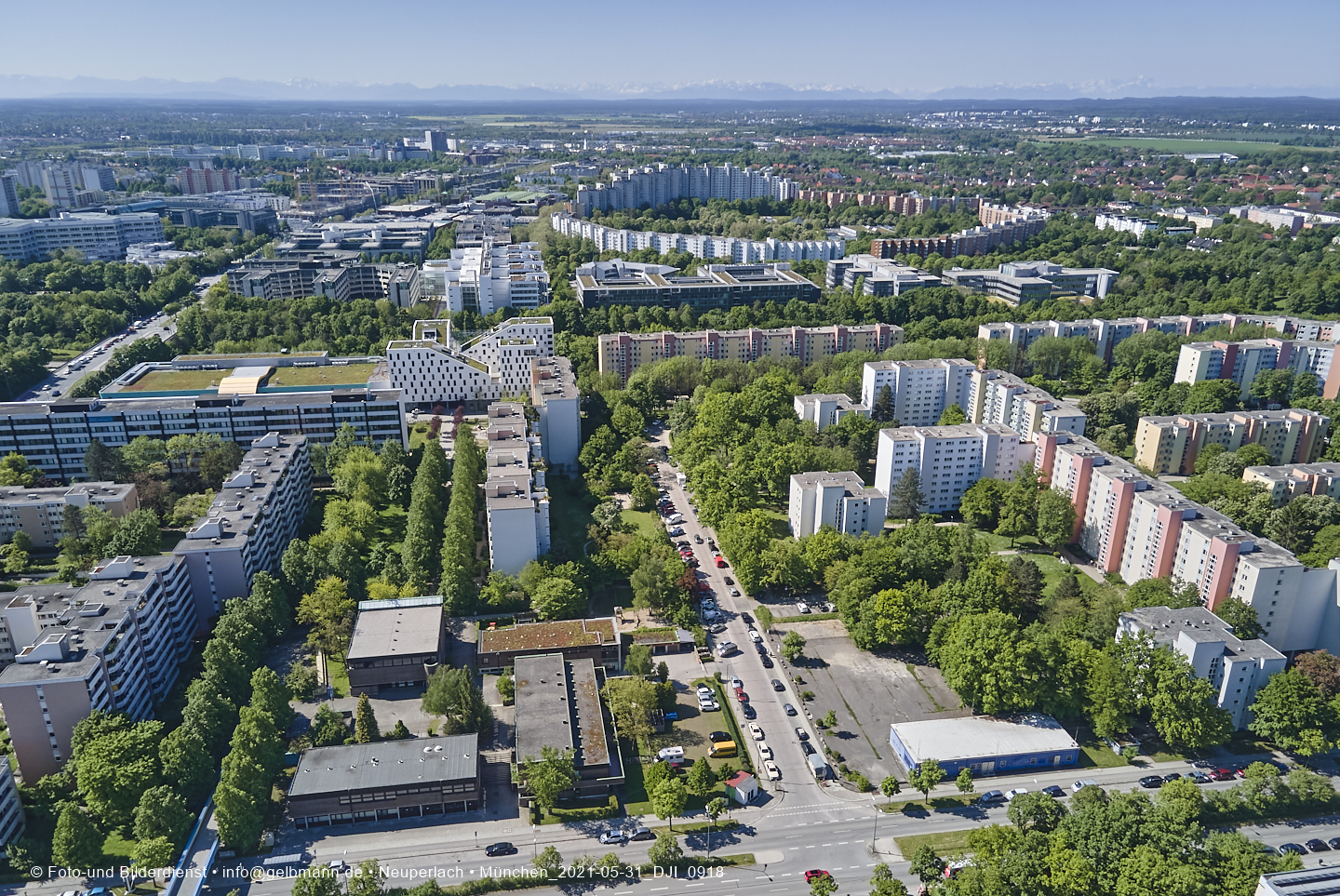 31.05.2021 - Plettzentrum und Wohnring in Neuperlach