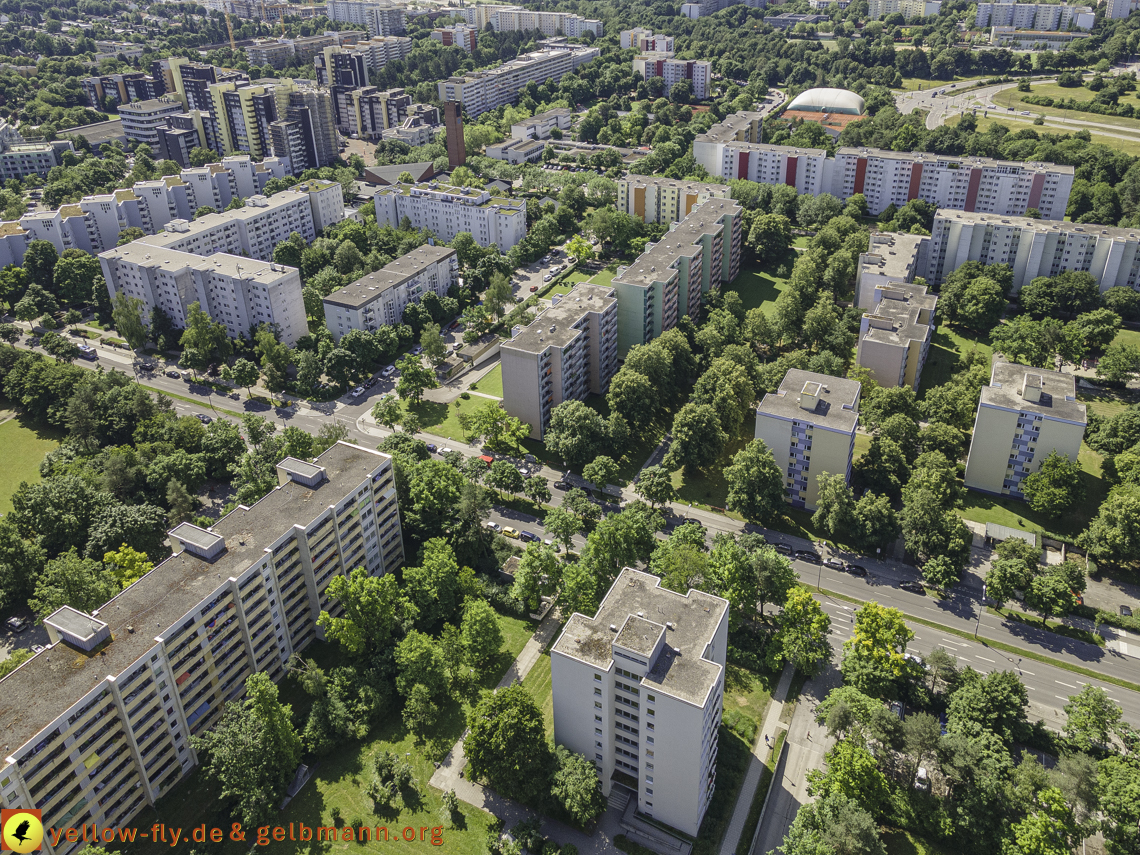 28.06.2021 - Karl-Marx-Ring und Umgebung in Neuperlach