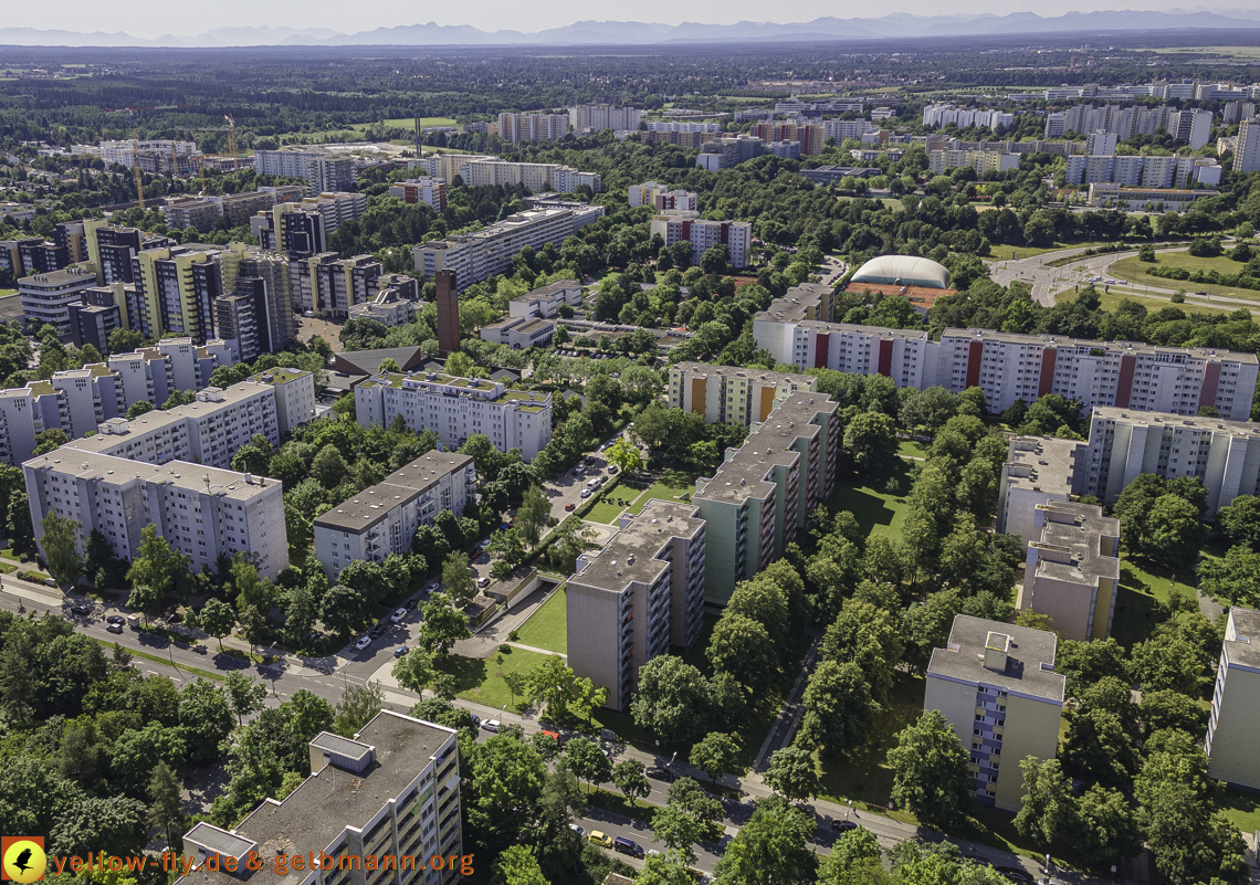 28.06.2021 - Karl-Marx-Ring und Umgebung in Neuperlach