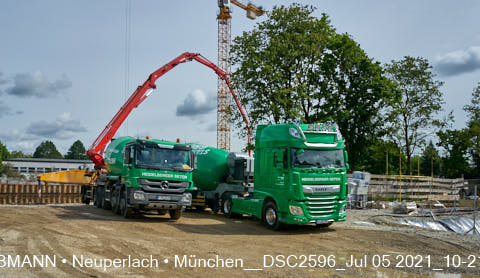 05.07.2021 - neuperlach.org.gelbmann.org zeigt aktuelle Baustellenfotos von der Grundschule am Karl-Marx-Ring in Neuperlach