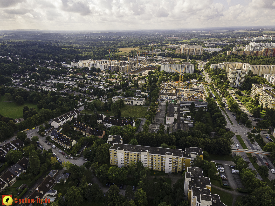 01.09.2021 - Alexisquartier und Grundschule Wohnanalge Karl-Marx-Ring in Neuperlach