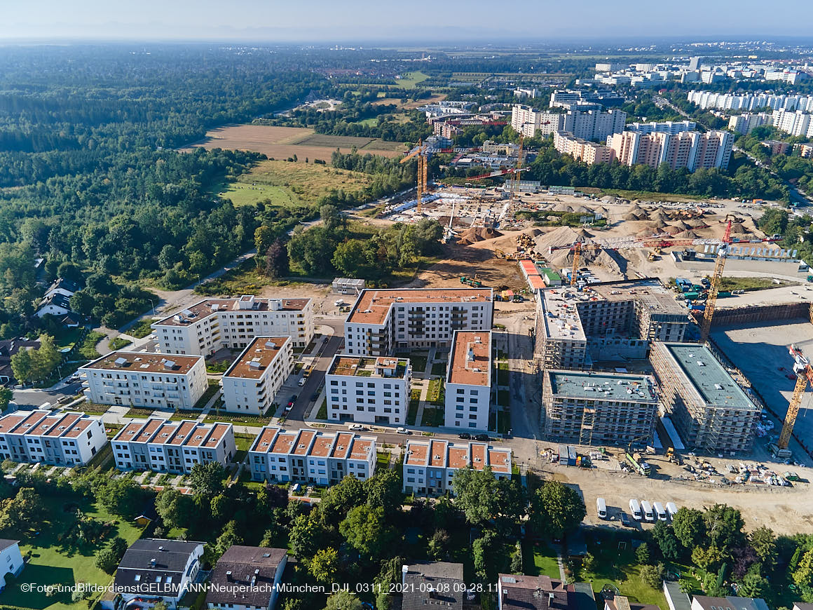 08.09.2021 - Baustelle Alexisquartier in Neuperlach