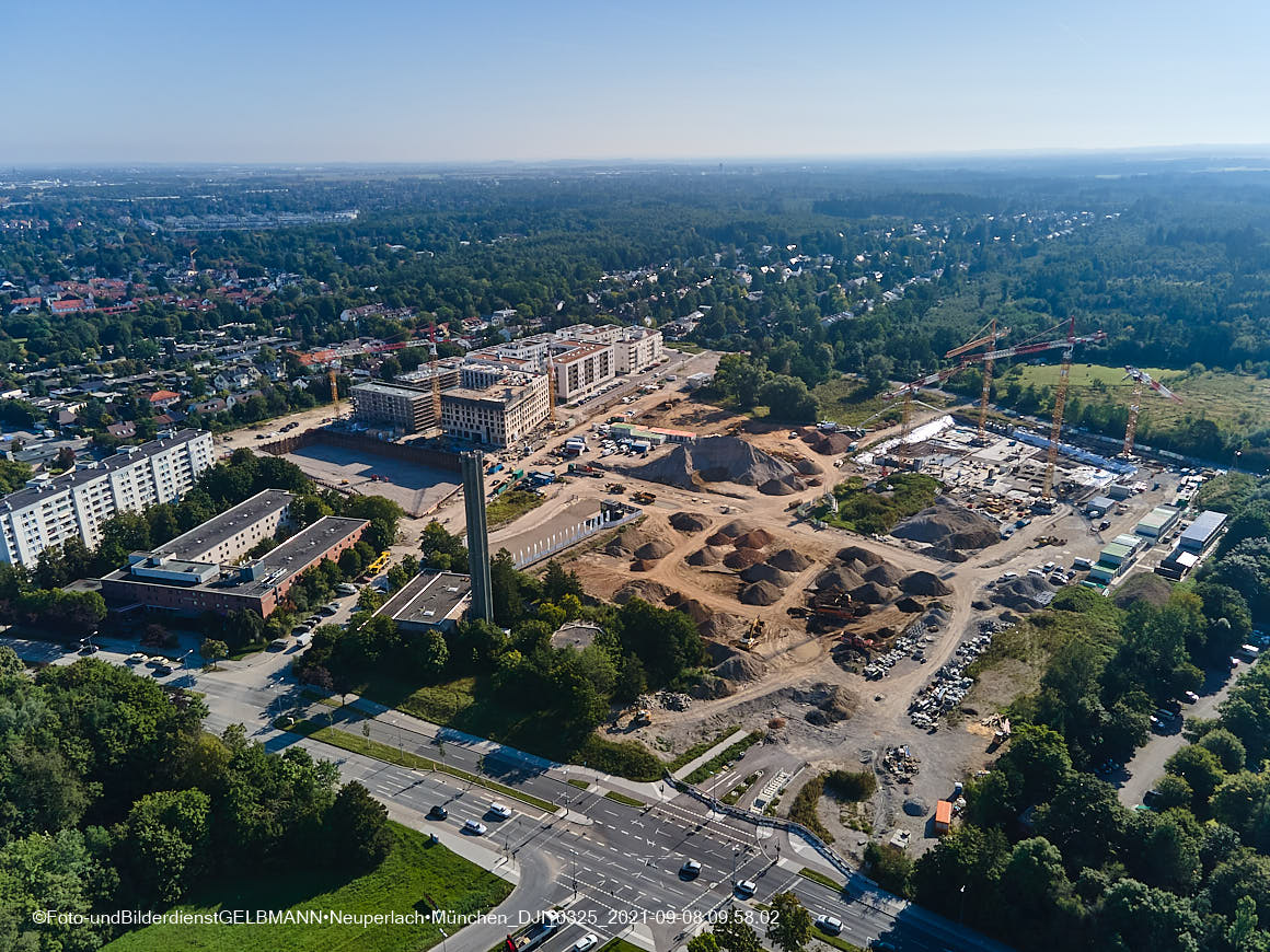 08.09.2021 - Baustelle Alexisquartier in Neuperlach
