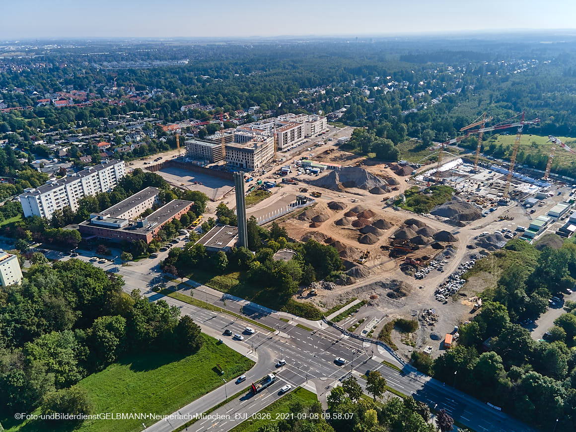 08.09.2021 - Baustelle Alexisquartier in Neuperlach
