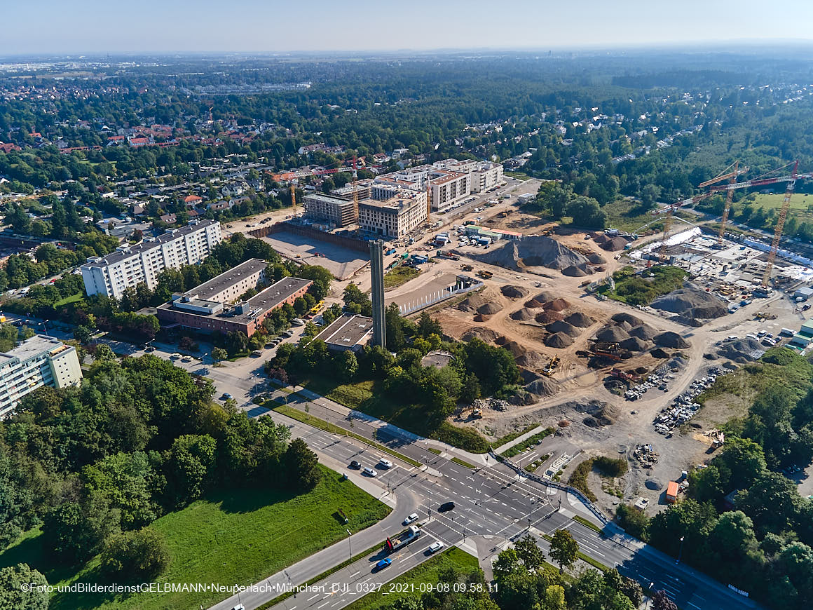 08.09.2021 - Baustelle Alexisquartier in Neuperlach