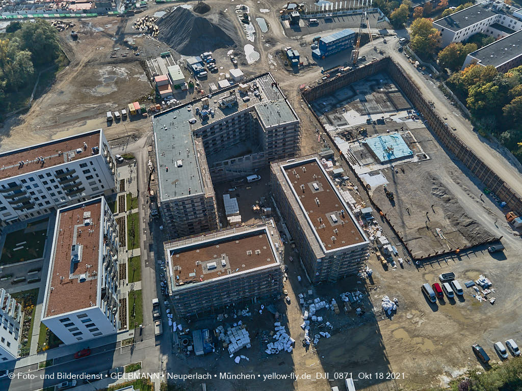 18.10.2021 - Baustelle „Das Duett” und „Townhouses”