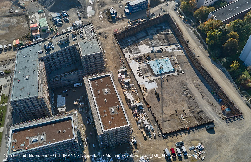 18.10.2021 - Baustelle „Das Duett” und „Townhouses”