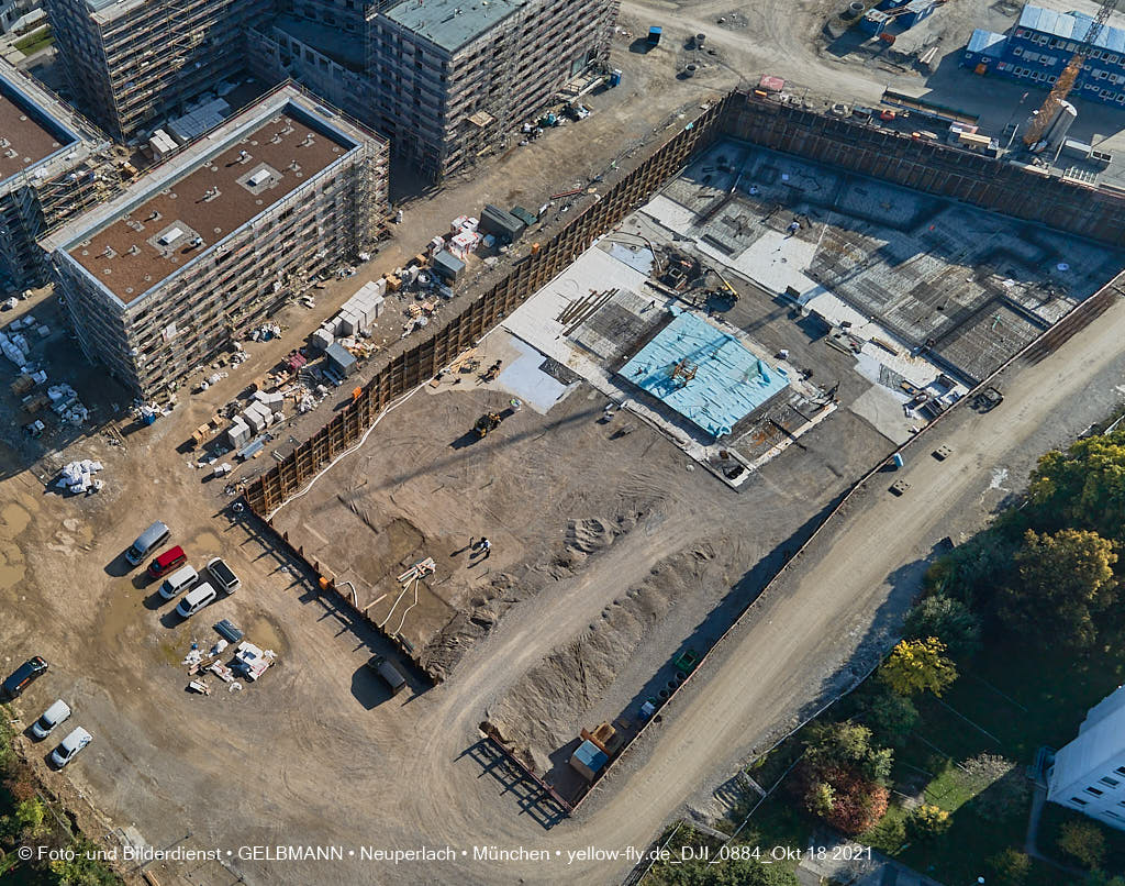 18.10.2021 - Baustelle „Das Duett” und „Townhouses”