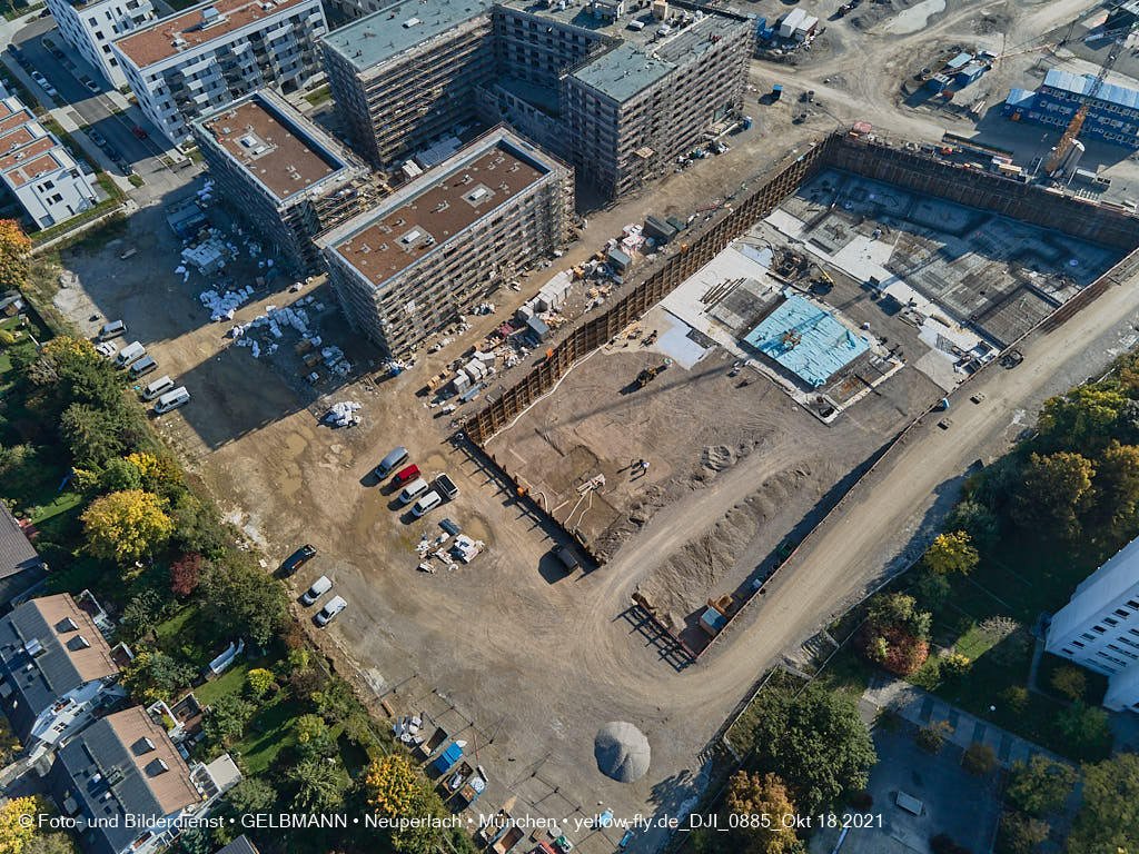 18.10.2021 - Baustelle „Das Duett” und „Townhouses”