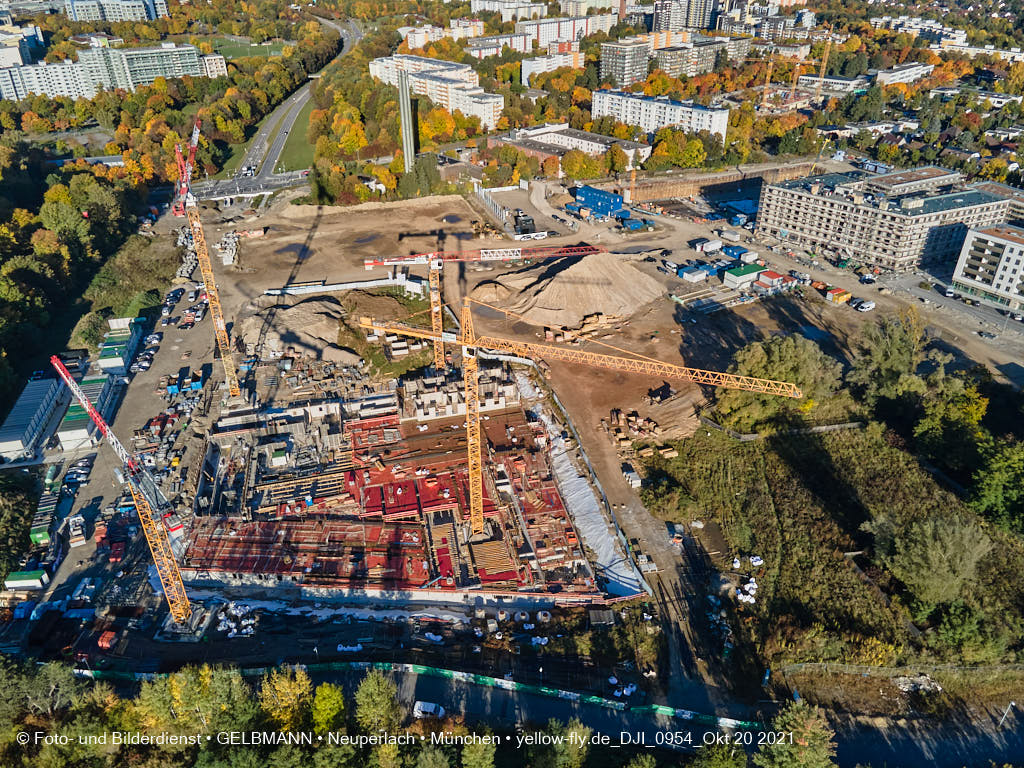 20.10.2021 - Baustelle Pandionverde in Neuperlach
