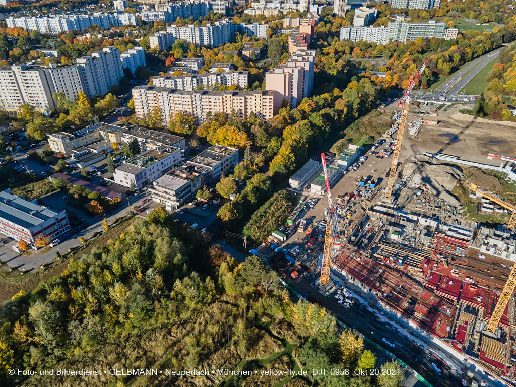 20.10.2021 - Baustelle Pandionverde in Neuperlach