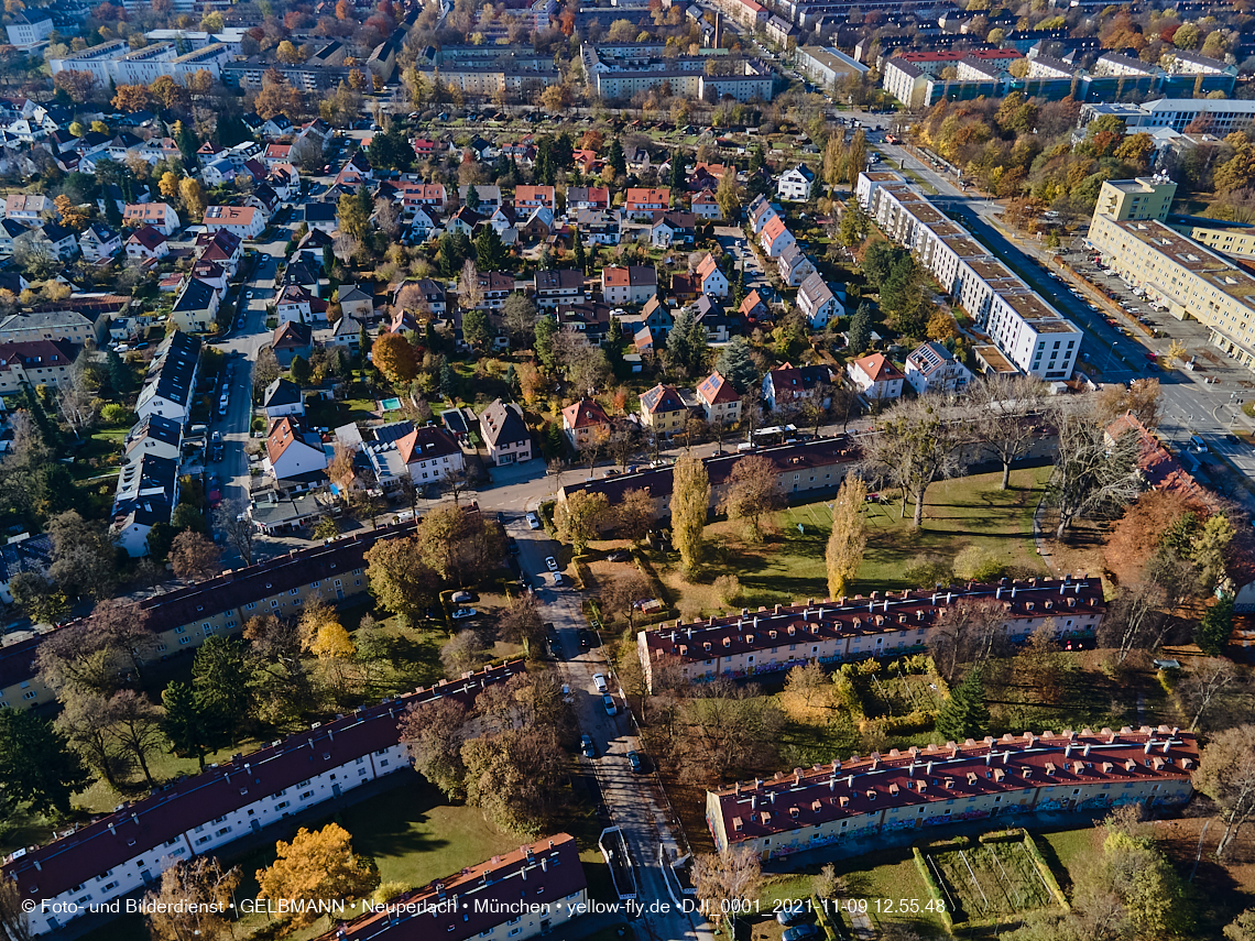 09.11.2021 - Baustelle Maikäfersiedlung in Ber am Laim und  Neuperlach