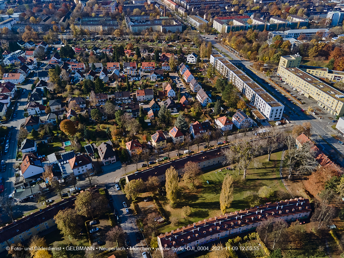09.11.2021 - Baustelle Maikäfersiedlung in Ber am Laim und  Neuperlach