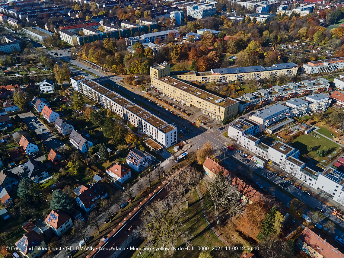 09.11.2021 - Baustelle Maikäfersiedlung in Ber am Laim und  Neuperlach