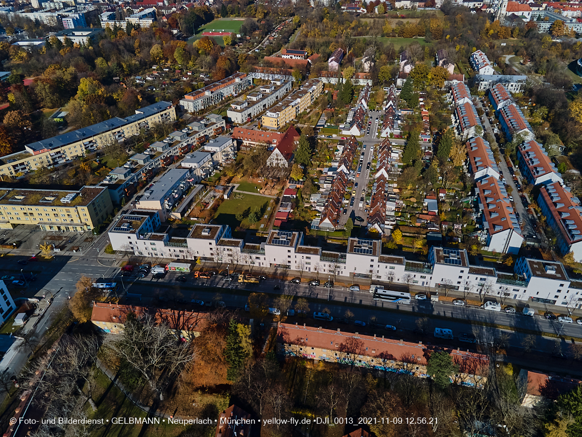 09.11.2021 - Baustelle Maikäfersiedlung in Ber am Laim und  Neuperlach