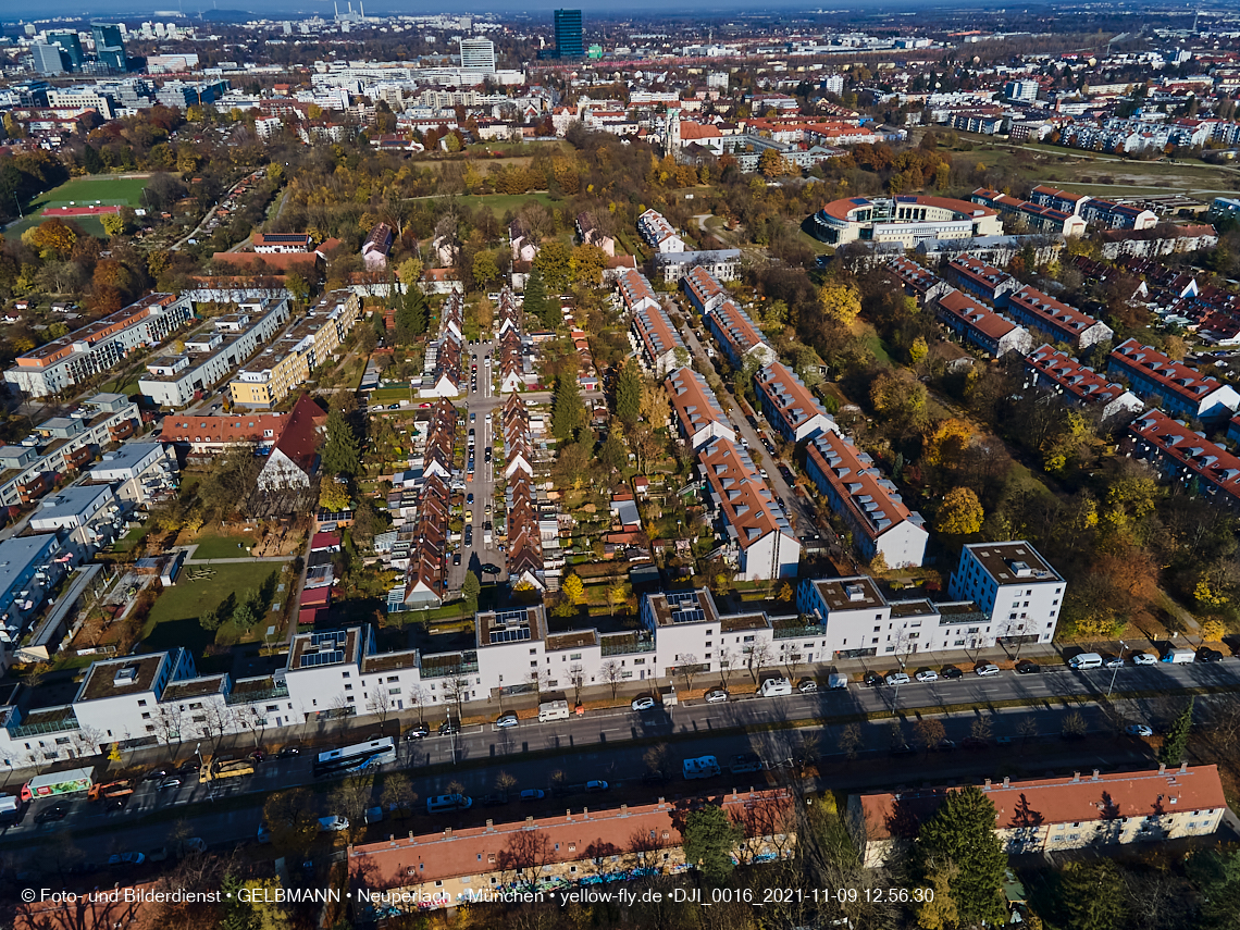 09.11.2021 - Baustelle Maikäfersiedlung in Ber am Laim und  Neuperlach