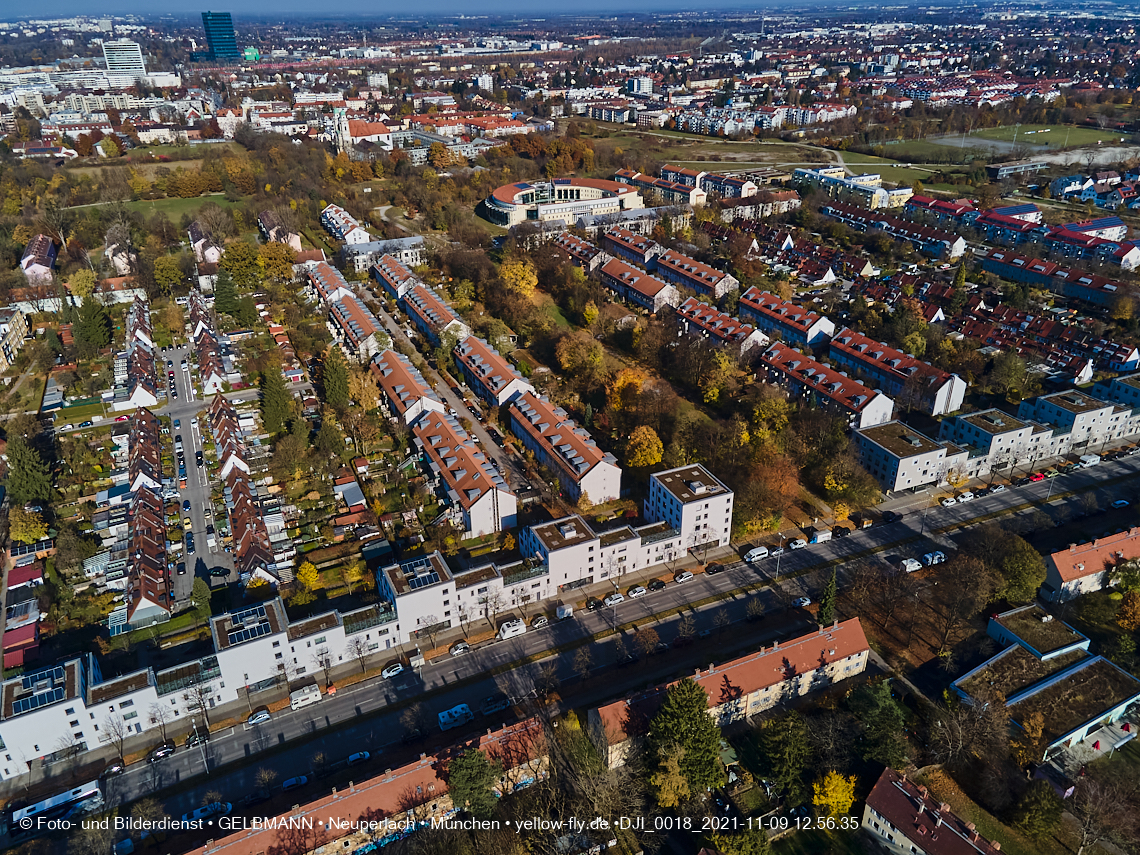 09.11.2021 - Baustelle Maikäfersiedlung in Ber am Laim und  Neuperlach