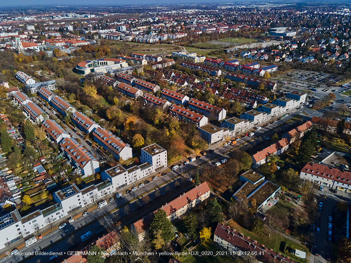 09.11.2021 - Baustelle Maikäfersiedlung in Ber am Laim und  Neuperlach
