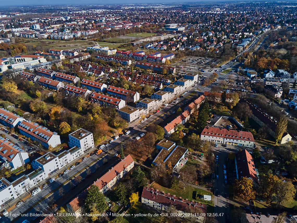 09.11.2021 - Baustelle Maikäfersiedlung in Ber am Laim und  Neuperlach