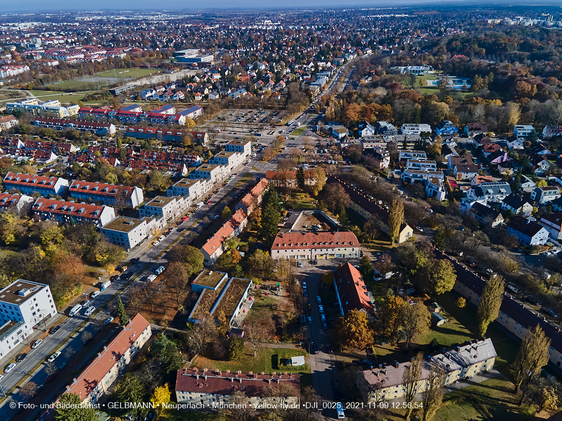 09.11.2021 - Baustelle Maikäfersiedlung in Ber am Laim und  Neuperlach