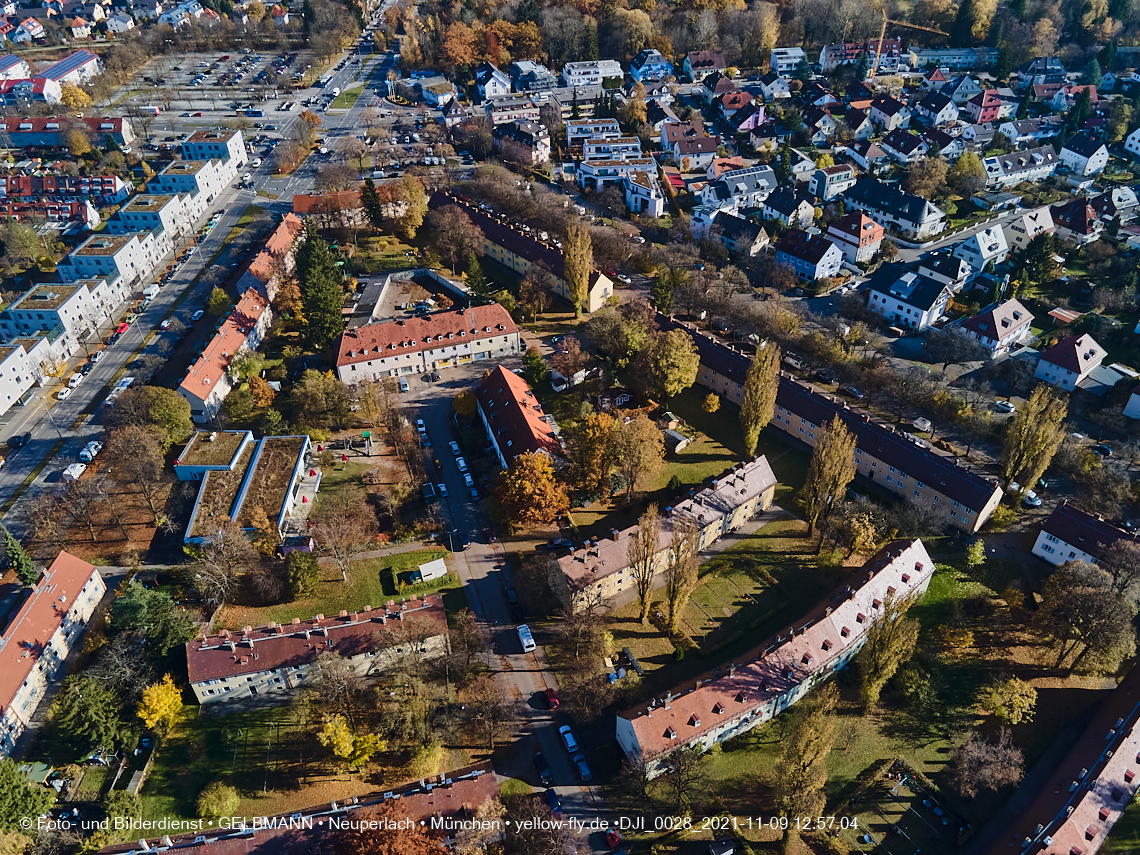 09.11.2021 - Baustelle Maikäfersiedlung in Ber am Laim und  Neuperlach