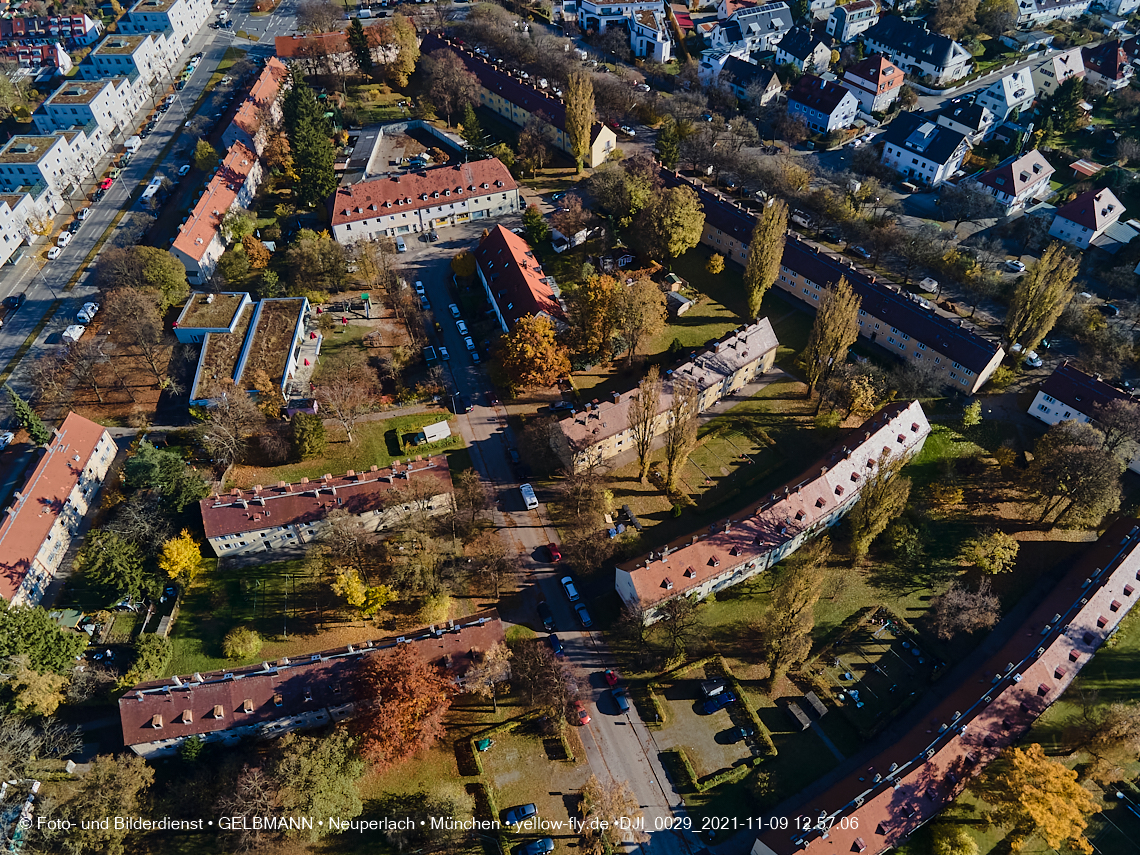 09.11.2021 - Baustelle Maikäfersiedlung in Ber am Laim und  Neuperlach