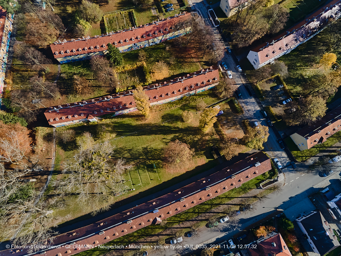 09.11.2021 - Baustelle Maikäfersiedlung in Ber am Laim und  Neuperlach