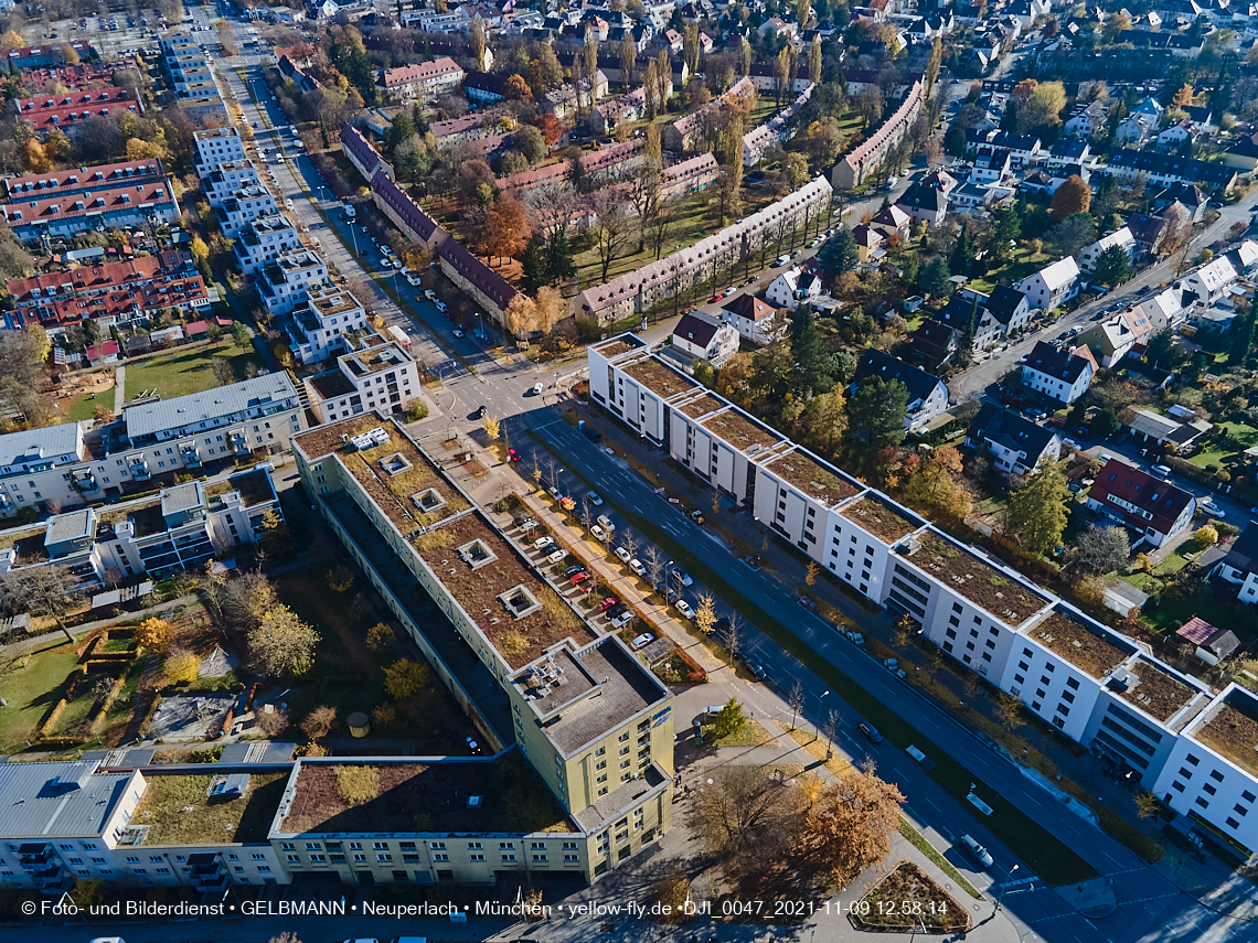 09.11.2021 - Baustelle Maikäfersiedlung in Ber am Laim und  Neuperlach