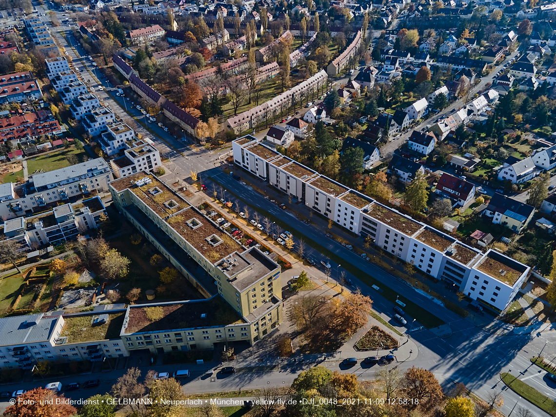 09.11.2021 - Baustelle Maikäfersiedlung in Ber am Laim und  Neuperlach