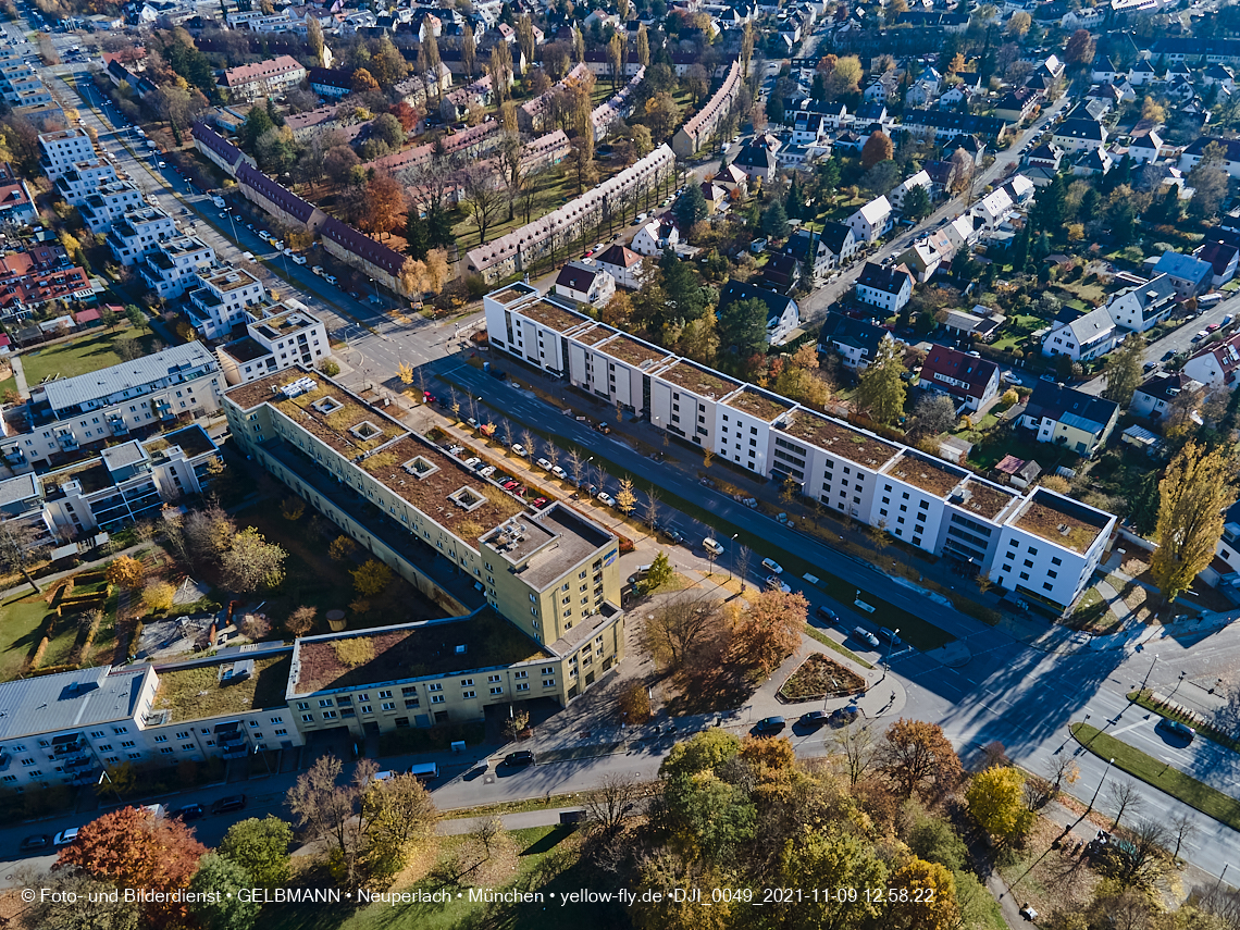 09.11.2021 - Baustelle Maikäfersiedlung in Ber am Laim und  Neuperlach
