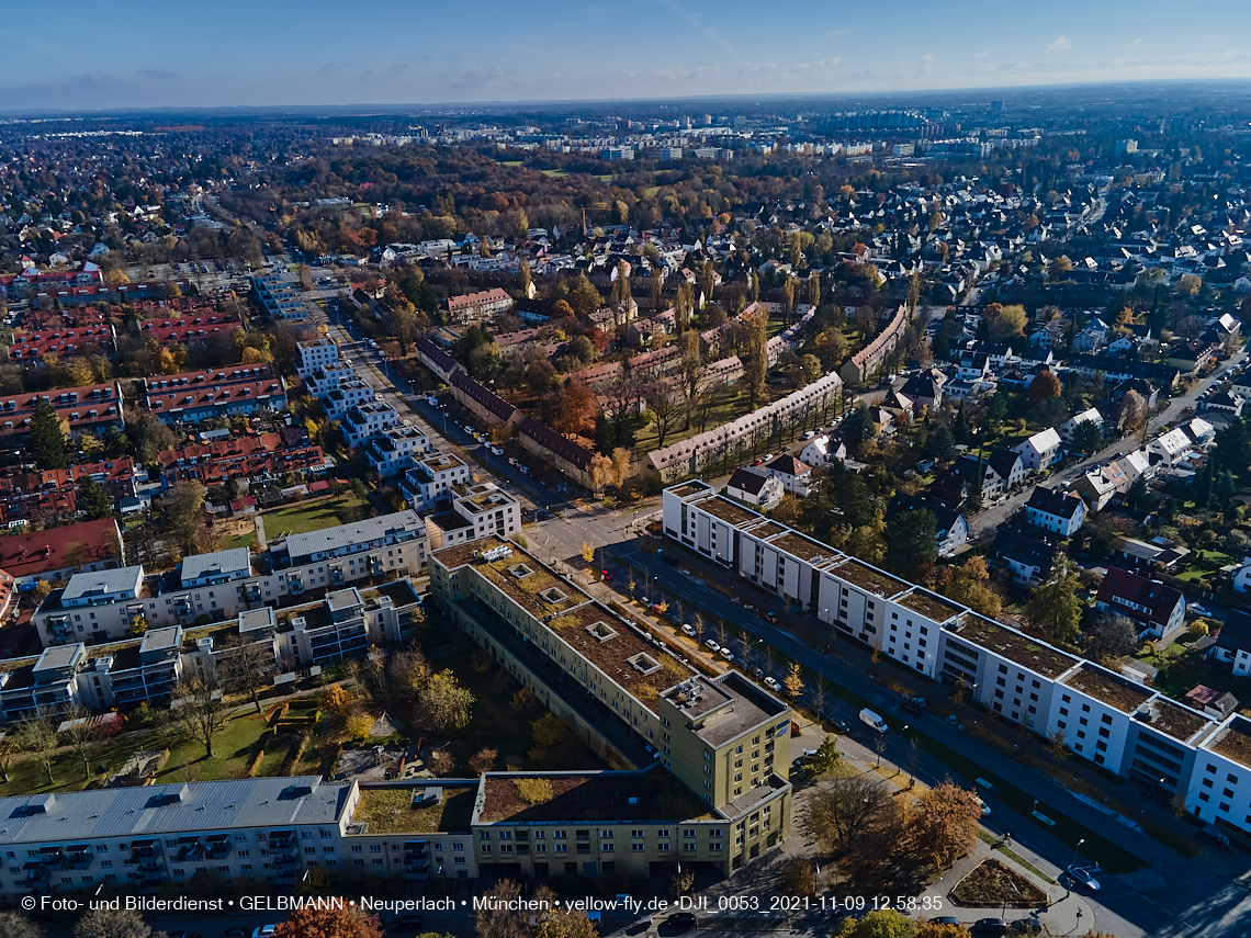 09.11.2021 - Baustelle Maikäfersiedlung in Ber am Laim und  Neuperlach