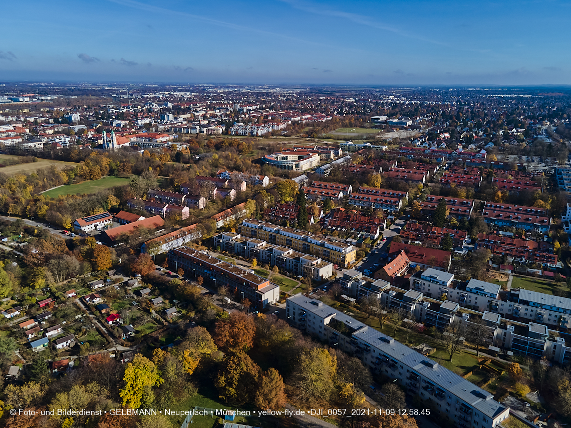 09.11.2021 - Baustelle Maikäfersiedlung in Ber am Laim und  Neuperlach