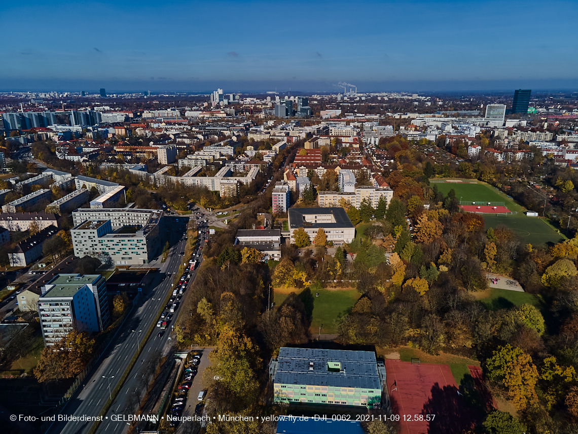 09.11.2021 - Baustelle Maikäfersiedlung in Ber am Laim und  Neuperlach