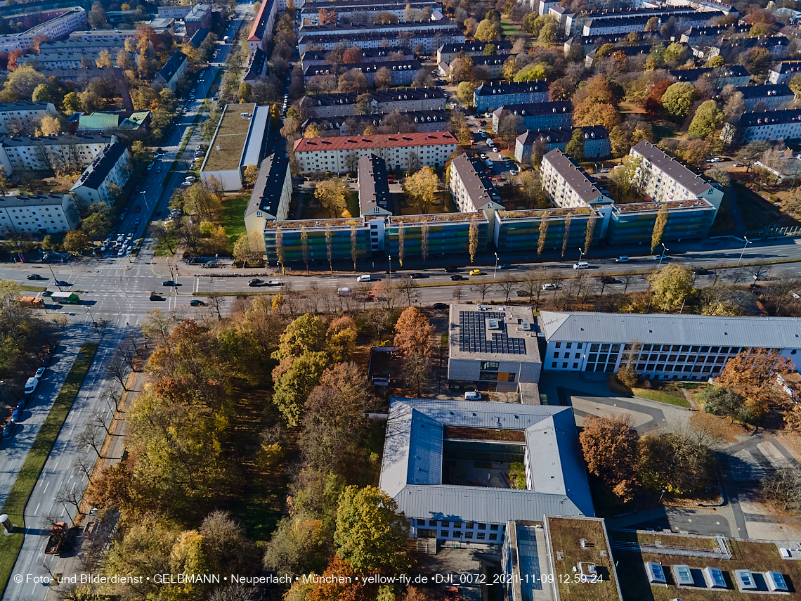 09.11.2021 - Baustelle Maikäfersiedlung in Ber am Laim und  Neuperlach