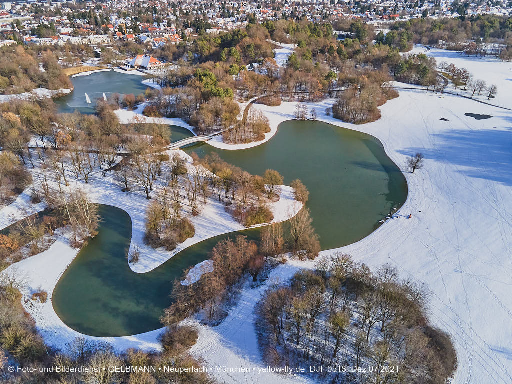 07.12.2021 -Der Ostparksee im Dezember 2021 in Neuperlach